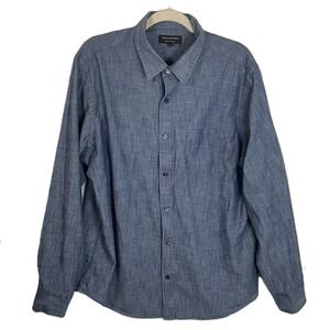Banana Republic Factory XL Soft Wash Slim Fit Chambray Button Down Shirt